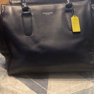 Coach blue bag